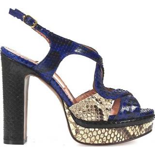 👉 Sandaal vrouwen blauw Kies Python Sandal