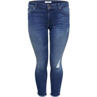 👉 Skinnyjeans vrouwen blauw Skinny jeans Curvy willy reg ankle