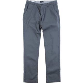 👉 Broek donkergroen male grijs Slim Fit Trousers with a Straight Leg Rice3-D Dark Green