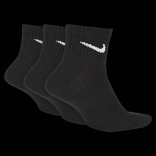 👉 Zwart s unisex Nike Everyday Lightweight Ankle Trainingssokken (3 paar) -