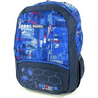 👉 Back pack polyester blauw Backpack Rugzak GOAL 8425126167239