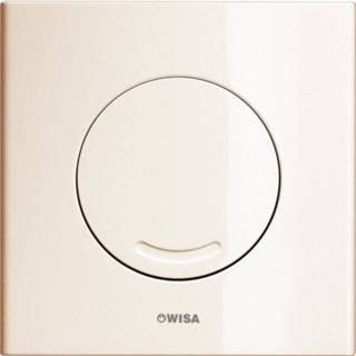 👉 Bedieningspaneel wit kunststof XS Wisa closet/urinoir Argos, wit, (lxb) 160x160mm 8711778120952