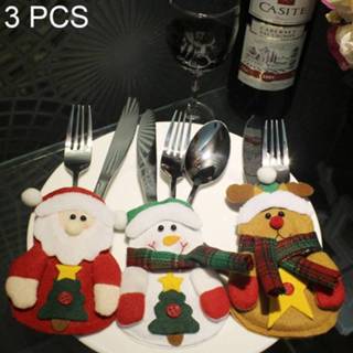 👉 Bestekhouder 3 stuks 3-in-1 kerst decoratie Gift bestek houders Set willekeurige stijl levering 6471542475085
