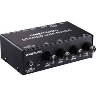 👉 Microfoon zwart LINEPAUDIO B895 Stereo voeding door vijf-kanaals Mixer met oortelefoon Monitoring(Black) 6925748099595
