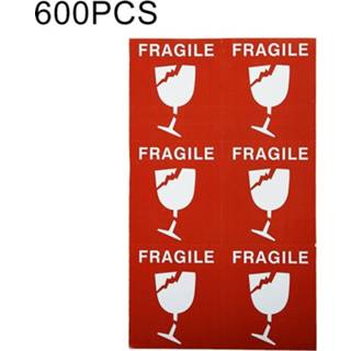 👉 Waarschuwingsetiket 600 stuks zelfklevende Engels Sticker fragiele 6925748093067
