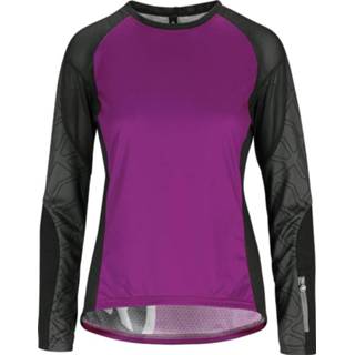 👉 Shirt m vrouwen Cactus Purple Assos Women's Long Sleeve Trail Jersey - Fietstruien 2220000121941