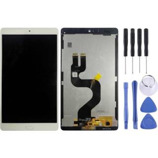 👉 Digitizer wit LCD-scherm en de plenaire vergadering voor Huawei MediaPad M3 8 4 inch / YIBTV-W09 BTV-DL09(White) 6925748113789