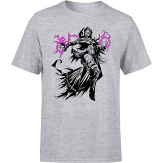 👉 Magic The Gathering Liliana Character Art T-shirt - Grijs - XXL - Grijs