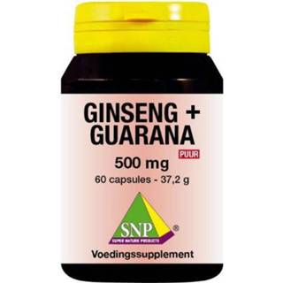 👉 Ginseng active guarana 500 mg puur