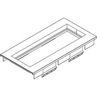 👉 Afdekraam wit kunststof Rehau SIGNA IN kunststof, zuiver, wit, 3 eenheden 4007360481940