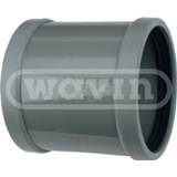 👉 Steekmof grijs PVC Wavin schuiffitting met 2 aansluiting Wafix SN4, PVC, grijs, 8712148020216