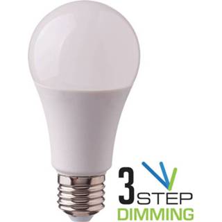 👉 E27 LED Lamp 9 Watt 4000K Vervangt 60 Watt A60 3 Staps Dimbaar