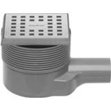 👉 Vloerput Easy Drain met 1 aansluiting Aqua, uitwendige buisdiameter 40mm, ho 65mm 8718274506471