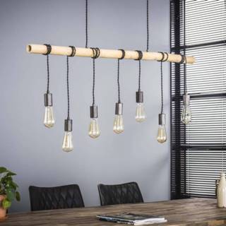 👉 Hang lamp zilver false Hanglamp 7L bamboo wikkel / Oud