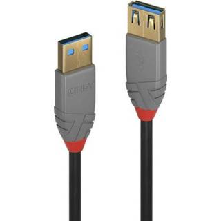 👉 Zwart LINDY USB 3.0 Verlengkabel [1x stekker A - 1x bus A] 3 m 4002888367639
