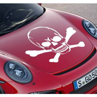 👉 Autosticker nederlands Auto stickers doodskop en boten