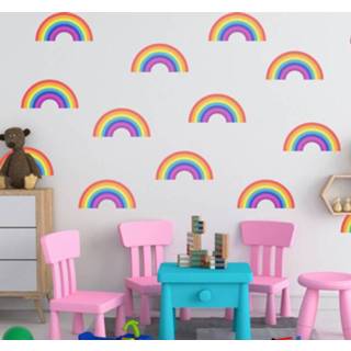 👉 Muursticker nederlands kinderen Muurstickers kinderkamer regenboogjes