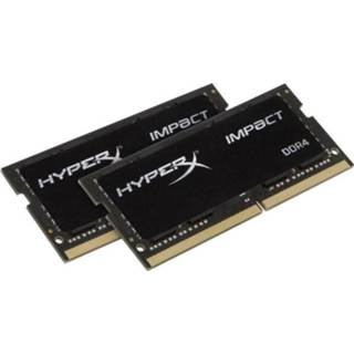 👉 Laptop-werkgeheugen kit Kingston HyperX Impact - DDR4 16 GB: 2 x 8 GB HX426S15IB2K2/16 DDR4-RAM 2666 MHz CL15 740617265415