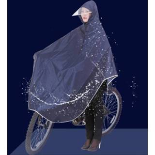 👉 Fiets transparante nylon stof HUAMINGSI D-338 volwassen dikker waterdichte ondoordringbare fietsen regenjas met Cap rand 6922484429273