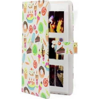 👉 Fotoalbum PU Dessert patroon 3 inch DIY Mini creativiteit invoegen Type 32 pagina's prachtige voor Polaroid 6925748154072