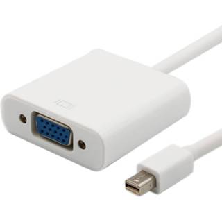 Wit 1080P Mini DisplayPort-naar-VGA-kabeladapter (wit) 6925748121494