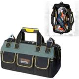 👉 Riem Multifunctionele Oxford doek onderkant elektricien Belt Pouch onderhoud Tools handtas schoudertas handige Tool Bag grootte: 16 inch 6922134430024