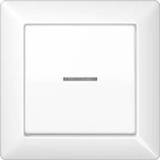 👉 Centraalplaat wit kunststof JUNG AS500 bedieningselement/centraalplaat kunststof, wit, uitvoering 1 wip 4011377297050