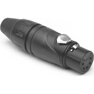 👉 Koppeling zwart Amphenol XLR-connector Koppeling, recht Aantal polen: 5 1 stuks 884957033805