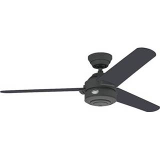 👉 Plafondventilator Hunter Carera GR (Ã) 132 cm Kleur ventilatorbladen: Kastanje behuizing: Grafiet 4024397341832