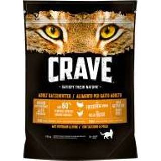 👉 Kalkoen Crave Kat Droogvoer Adult met en Kip Kattenvoer - 5 x 750 g 4008429114663