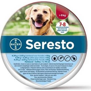 👉 Seresto band grote hond | vlooien en tekenband 8 maanden werkzaam