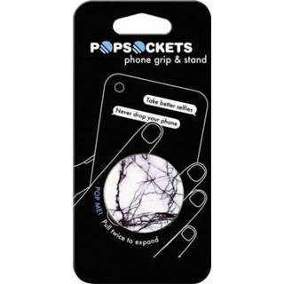 👉 Wit zwart POPSOCKETS 96499-White Marble GSM-standaard Wit/zwart 4012160964999