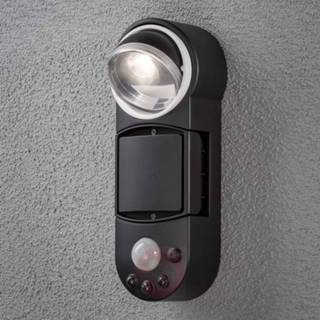 👉 Buiten wandlamp universeelwit konstsmide zwart kunststof LED buitenwandlamp Prato, 10 cm