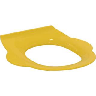👉 WC bril geel kinderen Ideal Standard closetzitting kindzitt Contour 21, geel, met deksel 5017830479840