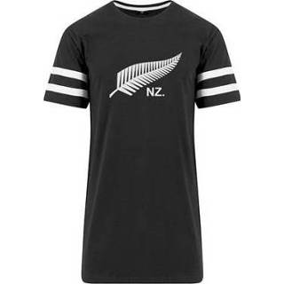 👉 Shirt zwart Rugby Vintage - Nieuw Zeeland Stripe T-Shirt