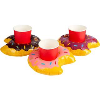 One Size unisex Inflatable Donut Drink Holder Ring 5020570532065