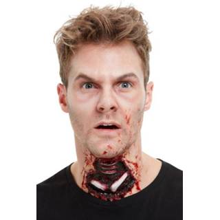 👉 Not applicable unisex rood Smiffys Make-Up FX Latex Exposed Throat Wound 5020570523353
