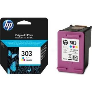 👉 Inktcartridge toners HP 303 3-kleuren, 165 pagina's T6N01AE Replace: N/A