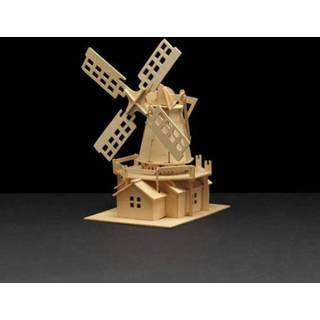 👉 Bouwpakket houten active windmolen, 25 x 38 cm 4006094873007