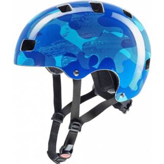 👉 Fiets helm hardshell-technologie uniseks zwart blauw Uvex - Kid 3 Fietshelm maat 51-55 cm blauw/zwart 4043197312248