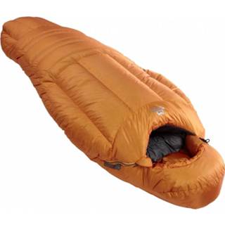 👉 Donzen slaapzak voet uniseks oranje bruin Mountain Equipment - Snowline maat Regular 204x80 cm, bruin/oranje 5053817129957
