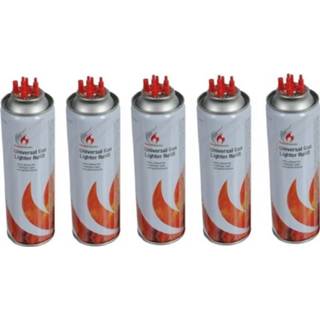 👉 Aansteker 5x gas / butaan gasfles 250 ml