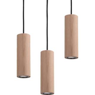 👉 Massief Hout modern bruin LED-hanglamp Pipe III, Spot Light 5903148481975