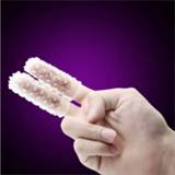 Glove Squirt Massage two Fingercots Protect Female thorn crystal Finger protection G Spot Se Toys