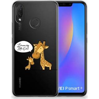 👉 Huawei P Smart Plus Uniek TPU Hoesje Giraffe 8720091937161