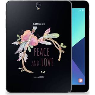 Tablethoes Samsung Galaxy Tab S3 9.7 Uniek Tablethoesje Boho Text 8720091744943
