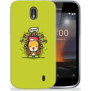 👉 Nokia 1 TPU Hoesje Design Doggy Biscuit 8720091097483