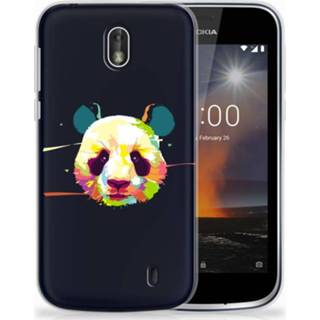 Nokia 1 TPU Hoesje Design Panda Color 8720091148932