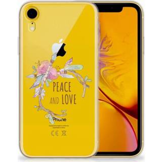 👉 Apple iPhone Xr Uniek TPU Hoesje Boho Text 8720091189065