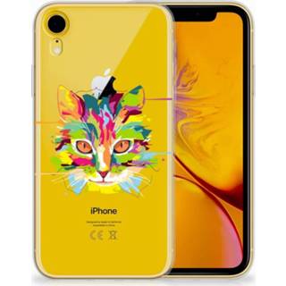 👉 Apple iPhone Xr Uniek TPU Hoesje Cat Color 8720091251656